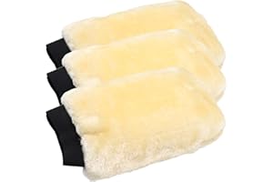 3 Pack Car Wash Mitt,Microfiber Scratch Resistant Snow Wash Mitt,Sided Dusting Wash Mitt,Lightweight Auto Cleaning Gloves for