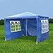 IPyramid Party Wedding Tent Outdoor Gazebo Marquee Canopy Pavilion Event 10'x10', Blue