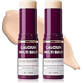2PCS Calcium Multi Balm, Calcium Volume Multi Balm, Korean Collagen Moisturing Stick, Wrinkle Core Stick, Moisturizing Cream, Hydrating, Firming Skin, Suitable for Eyes, Neck, Face