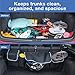 Adjustable 2 in 1Trunk Storage Seat Car Organizer