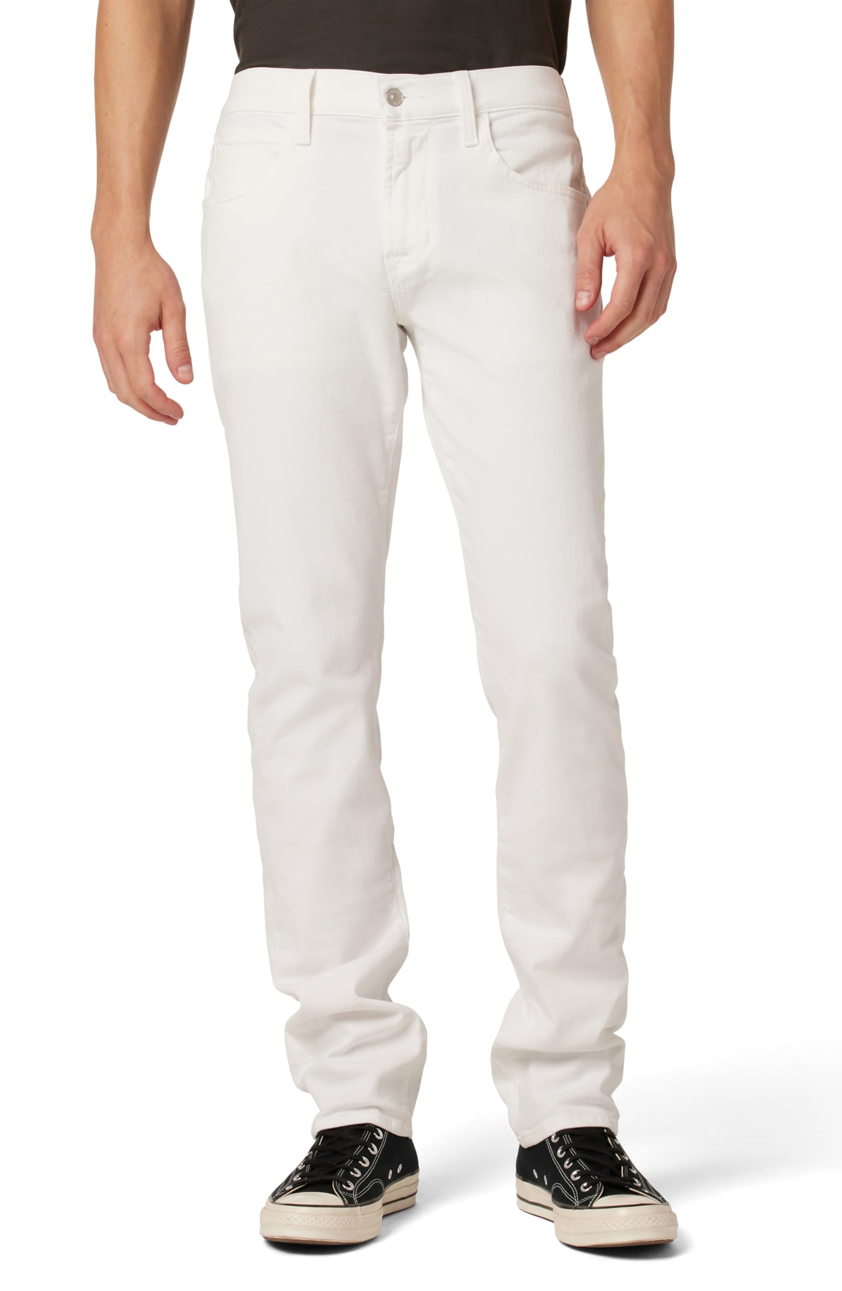 Hudson Men’s Blake Slim Straight Leg Jean, White, 29W x 32L