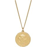 Madewell Coin Necklace Set Vintage Gold 