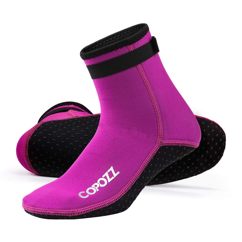 COPOZZ Diving Socks 3mm Neoprene Beach Water Socks-Anti Slip for Snorkel Swim Youth Men Women