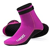 COPOZZ Diving Socks 3mm Neoprene Beach Water Socks-Anti Slip for Snorkel Swim Youth Men Women