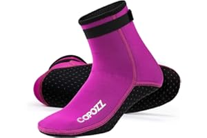 COPOZZ Diving Socks 3mm Neoprene Beach Water Socks-Anti Slip for Snorkel Swim Youth Men Women