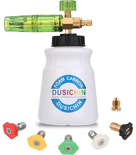 Amazon.com: DUSICHIN Foam Cannon Snow Foam Car Washer 4000 PSI