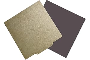 BORDSTRACT Double-Sided Build Plate, PEI Coated Texture Spring Steel Flexible Plate 220x220mm with Soft Magnetic Base for Mos