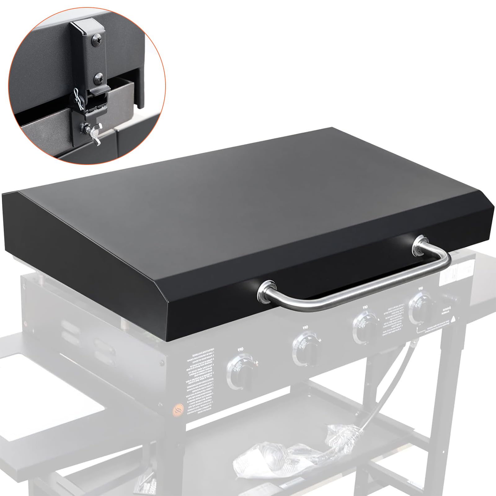 Photo 1 of 2025 Upgraded hinged Lid for Blackstone Griddle 36 inch 1554 1836 1825 1818 1565 1866 1984 1560 1863 2122 2177, Griddle Hard Cover Flat Top Lid for Blackstone Griddle Cover 36 inch