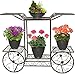 Sorbus Garden Cart Stand & Flower Pot Plant Holder Display Rack, 6 Tiers, Parisian Style – Perfect for Home, Garden, Patio (Bronze)thumb 1