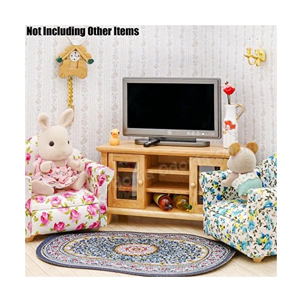Odoria 1/12 Miniatur TV Fernseher Puppenhaus Zubehör – Bild 7