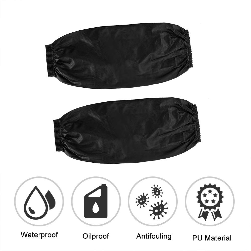 baotongle 2 pcs Unisex Adjustable Bib Apron Waterproof Kitchen Aprons with 1 Pair Sleeves for Home Kitchen,Restaurant,Gardening