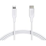 Amazon Basics USB-C to Lightning Cable, MFi Certified Charger for iPhone 11 Pro/11 Pro Max - White, 6-Foot