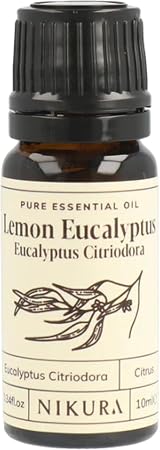 nikura Lemon Eucalyptus Essential Oil 10ml 100% Pure UK Made