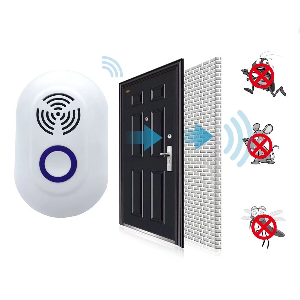 New Ultrasonic Pest Repeller SAFE for Children and Pets - Quickly eliminates pests P7B 2 Pack