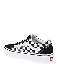 Vans Unisex Low-Top Sneakers, Black White, 6.5 US Men