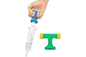 BASIK EZ Syringe Handle Perfect For Enteral Feeding Tube Feeding Size Small - Medium Available In 2 Sizes Syringe Not Included