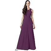KOH KOH Womens 2026 Long Bridesmaid Cocktail Evening Sleeveless Maxi Dress Gown