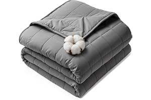 HCOIW Weighted Blankets for Adults - 20lbs,60” x 80”Queen Size Heavy Blanket for Sleeping, Machine Washable, Soft and Breatha