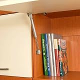 Bohaner 40N Gas Struts Cabinet Hinges 2Pcs Lift Up Stainless Silver view 5