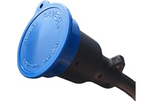 GR INNOVATIONS LLC GR Innovations | 7 Way Plug Cover | Superior 7-Pin Trailer Plug Protector | Universal Fit | 7-Way Plug Saver | Plug Top, Stopping, Dirt, Bugs, Grime | USA-Made