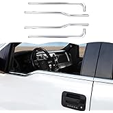 RT-TCZ Window Trim Strip Cover Window Molding Trim Cover Decoration Exterior Accessories for Ford F150 Raptor 2009-2014 (Chrome)