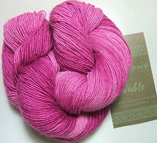 Araucania Nuble Crushed Berries 211 Hand Dyed Extra Fine Merino Wool Silk Yarn