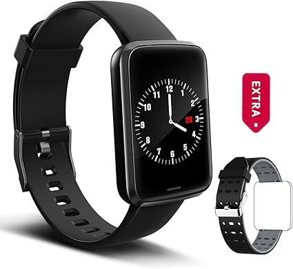 android smartwatch with blood pressure monitor