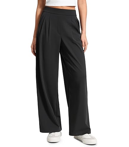 Amazon.com: CRZ YOGA 4-Way Stretch Straight Leg Pants 30