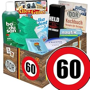 60. Geburtstag / lustige Geschenke zum 60 / DDR Pflegeset
