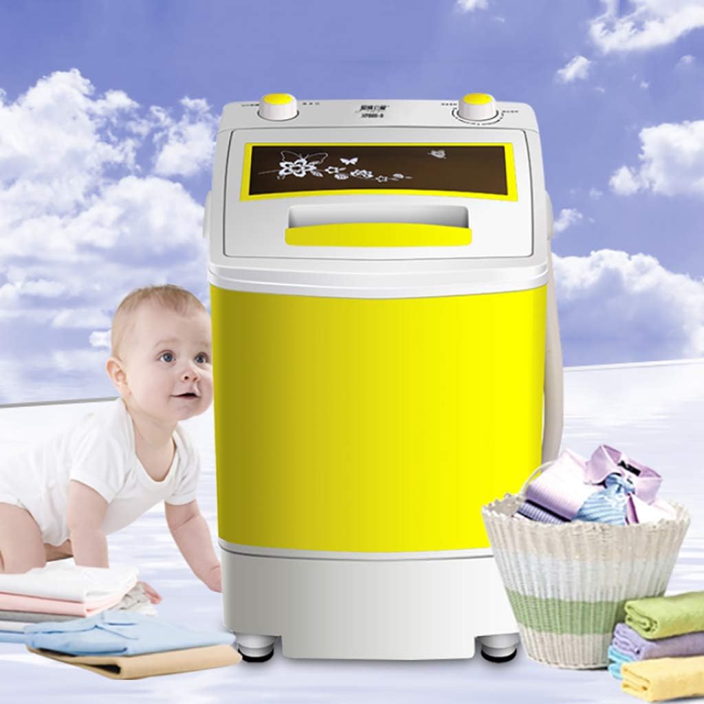 Amazon Co Jp ポータブルミニ洗濯機 コンパクトデザイン 半自動子供用洗濯機 省エネ洗濯機 内蔵の青色抗菌 ホーム キッチン