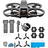DJI Avata 2 FPV Drone Flymore Combo 2-Battery Bundle | 4K Camera &amp; Goggles 3 Immersive Experience | Includes 128GB MicroSD, Safety Strobe Lights &amp; FAA Remote ID Compliant