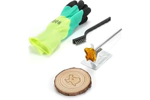 AIMOADO Branding Iron, 1 1/2" Wood Branding Iron for Woodworking Leather Hats, BBQ Steak Bread Logo Branding Iron for Food