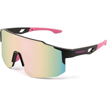 Lunettes De Vélo Polarizadas Unisex - Hommes Femmes - UV400 - Anti-Éblouissement - Sport VTT Course