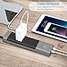 MAKETECH Aluminum 4-Outlet Surge Protector Power Strip with 4 USB Smart Charging Ports (6A/30W) and 5 Feet Heavy-Duty Power Cord, for Home, Office, Nightstand, Workbench & Dresser (Space Gray)
