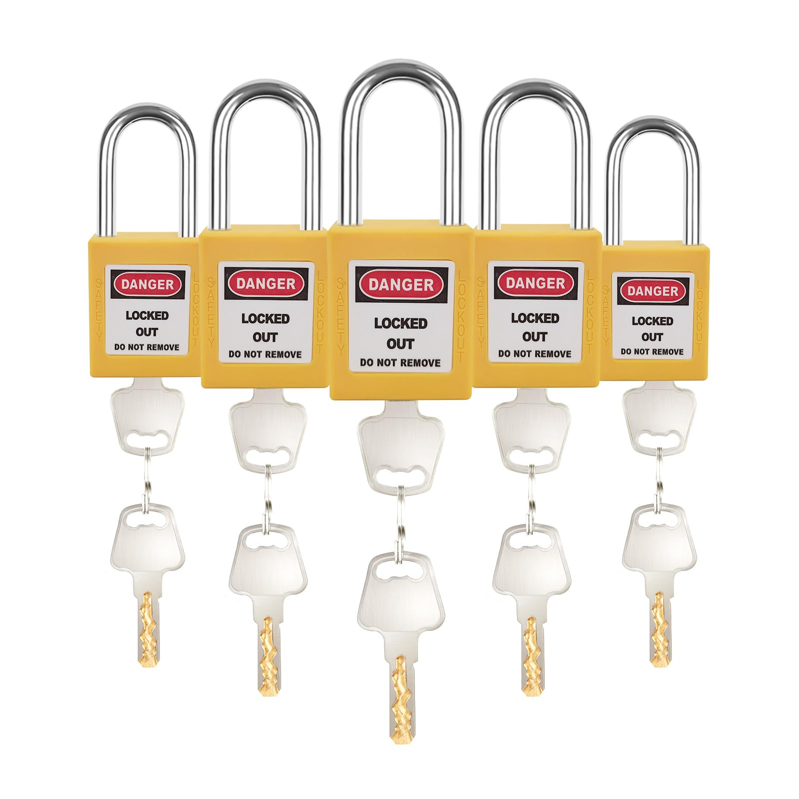 Mua Lockout Tagout Locks Set-5pcs Yellow Loto Locks, Lockout Locks ...