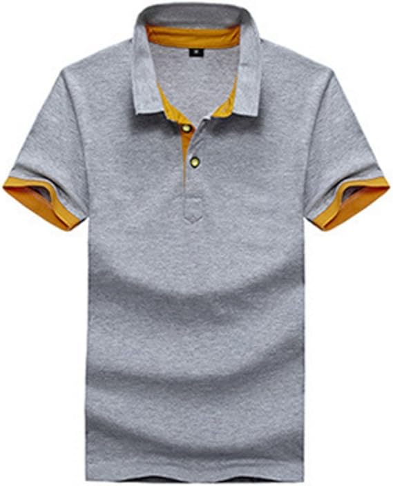 Amazon Infabe メンズ Tシャツ 夏 ポロシャツ スタンドカラー カジュアル スポーツ ファッション 半袖 カーディガン かっこいい ゆったり カジュアル 軽い 薄手 大きめ スポーツ ゆるい Tシャツ カットソー 通販