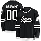 Custom Hockey Jersey Personalized Printed Stitched Name, Number and Logo Practice Wear Sports for Men Women Youth