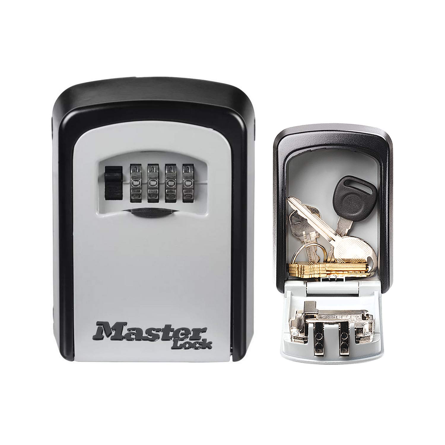 Master Lock Key Safe, 5401EURD, Wall Mounted, Medium, Strong Aluminium Weather Resistant Construction - Mounting Hardware Included