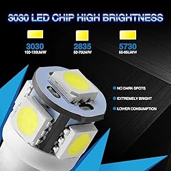 Marsauto 194 LED Bulb 6000K White 168 T10 2825 W5W