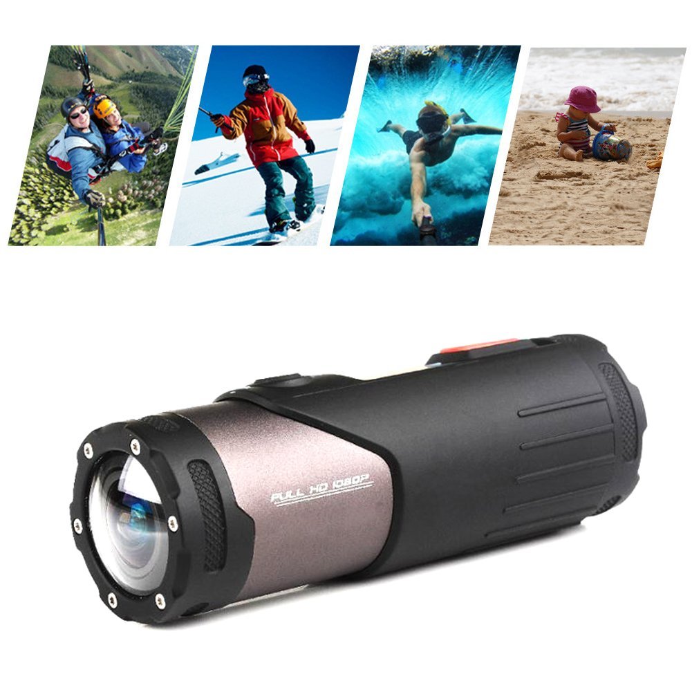 SEREE Waterproof Sports Action Camera HDV-20 WIFI Camcorder FHD 1080P 30 FPS Digital Camera Video Recorder (HDV-20)