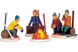 Lemax Christmas - Skiers Campfire (04468) - Set of 4