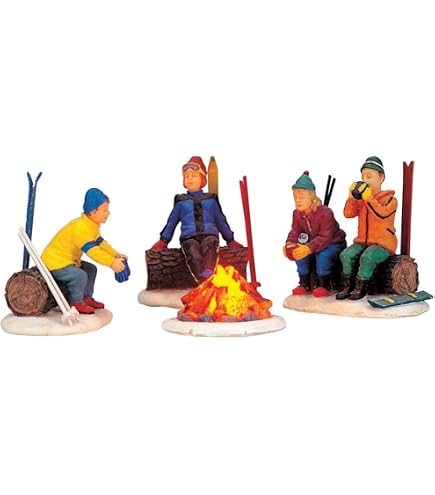 Lemax 'First Ski Date' Holiday Village Figure – Kissing Couple, Limited Edition 2014