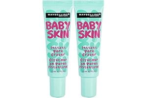 Maybelline Baby Skin Instant Pore Eraser Primer Makeup, Clear, 2 Count
