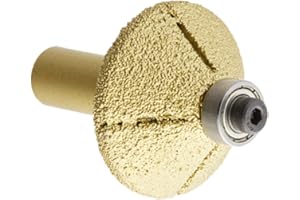 Toolocity RBQL034616 E16 Bevel Brazed Router Bit 1/2-Inch Shank with Bearing