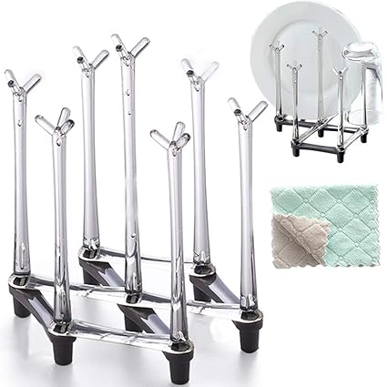 Buy Marbrasse Retractable Cup Drying Rack Drinking Glass And