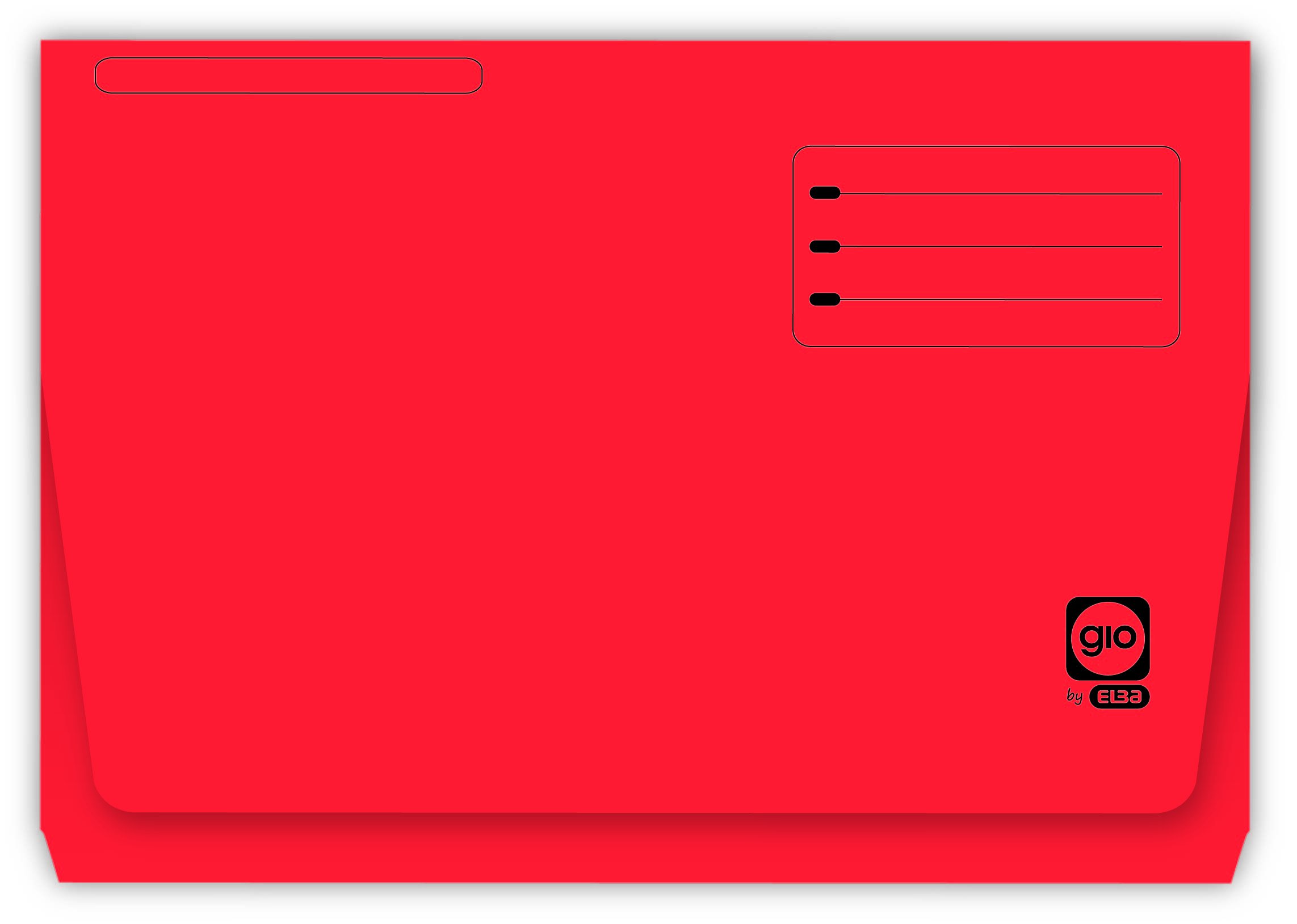 YBARRA 400040684 Box Subfolder Pocket 250 g Red