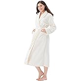 COOVA Premium Women's Plush Soft Robe – Fluffy, Warm Fleece Long Sherpa Bathrobe