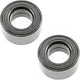 TRQ Driver & Passenger Side Wheel Bearing Set Compatible with 2002-2007 Mitsubishi Lancer 2000-2002 Mirage 2000-2006 Nissan Sentra 2002-2006 Suzuki XL-7
