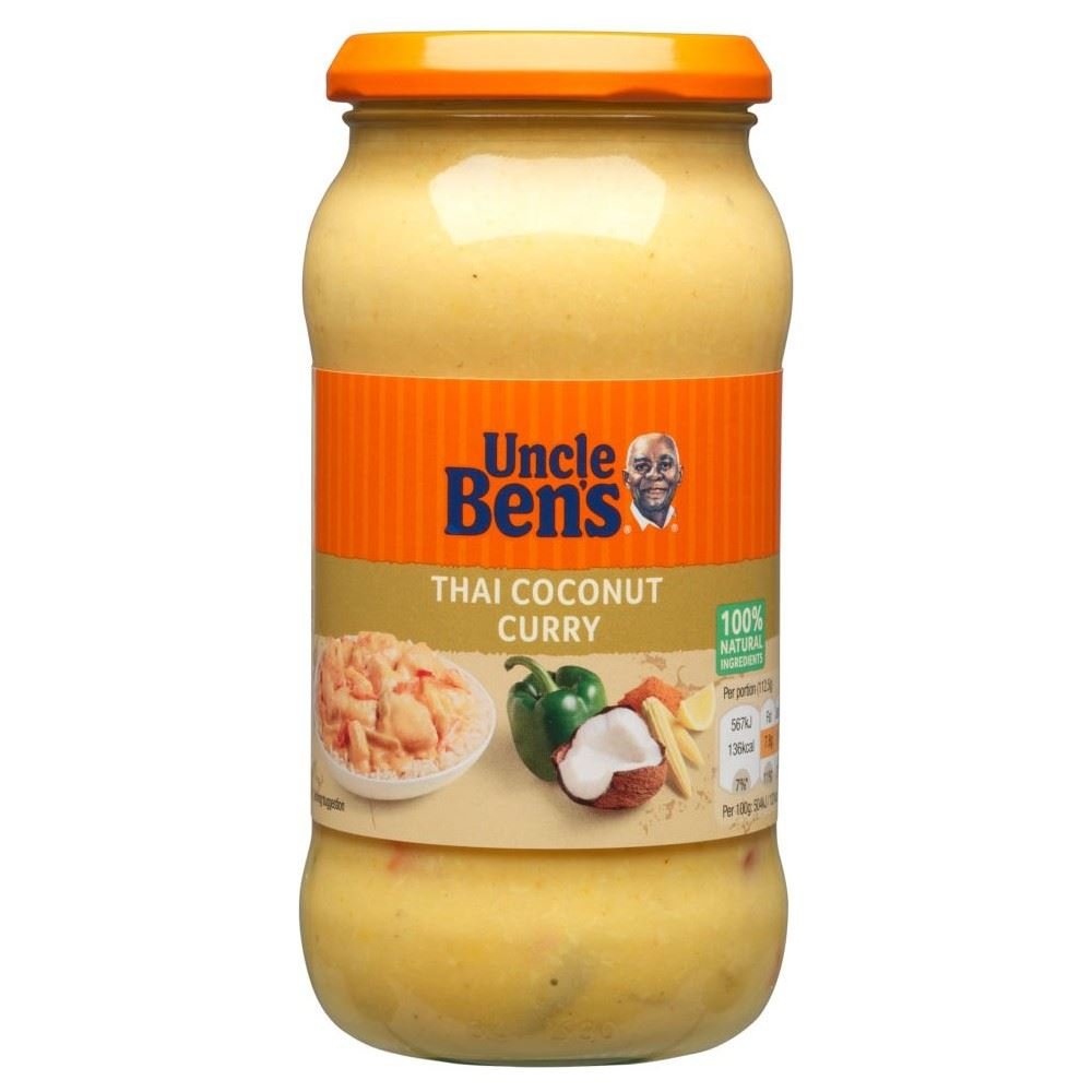 Uncle Ben's Thai Coconut Curry (450g) Pack of 2 Amazon.co.uk Grocery