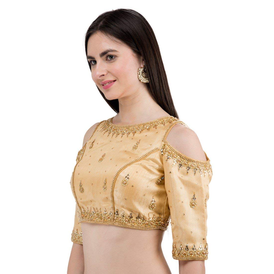 shoulder cut sleeves design